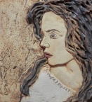 Rostro femenino 18X18cms(detalle)