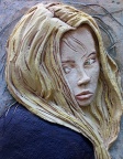 Retrato cerámico 30x34 cms